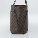 LOUIS VUITTON Damier Ebene Neverfull MM Tote Bag N51105 LV Auth 189029-4