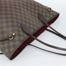 LOUIS VUITTON Damier Ebene Neverfull MM Tote Bag N51105 LV Auth 189029-6
