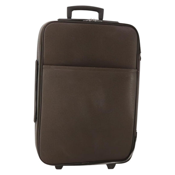 LOUIS VUITTON Taiga Pegas 55 Suitcase Grizzly M23313 LV Auth 189034