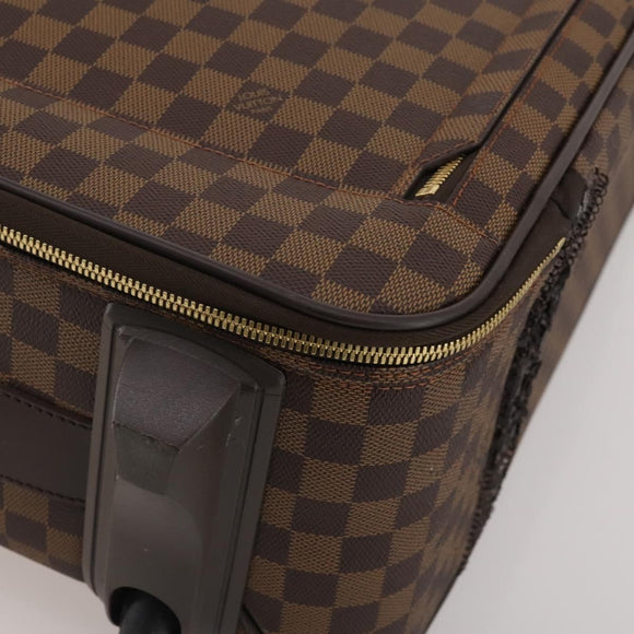 LOUIS VUITTON Damier Ebene Pegas 60 Suitcase N23255 LV Auth 189035