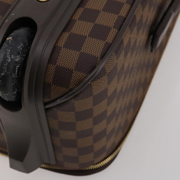 LOUIS VUITTON Damier Ebene Pegas 60 Suitcase N23255 LV Auth 189035