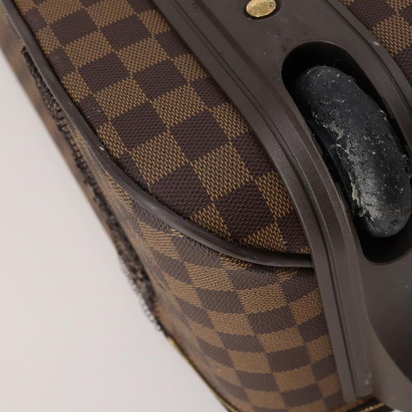 LOUIS VUITTON Damier Ebene Pegas 60 Suitcase N23255 LV Auth 189035