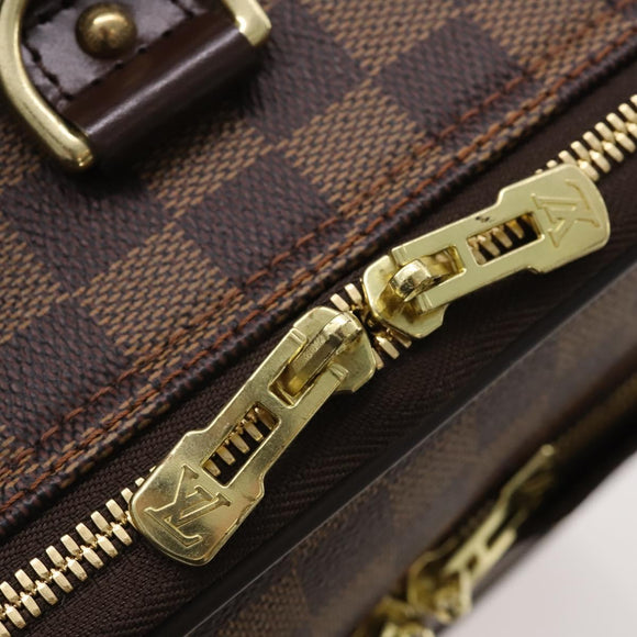LOUIS VUITTON Damier Ebene Pegas 60 Suitcase N23255 LV Auth 189035