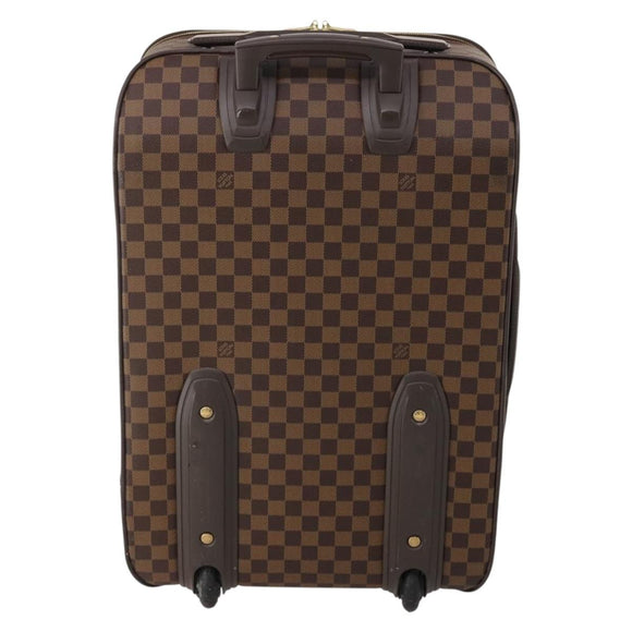 LOUIS VUITTON Damier Ebene Pegas 60 Suitcase N23255 LV Auth 189035