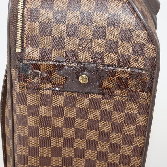 LOUIS VUITTON Damier Ebene Pegas 60 Suitcase N23255 LV Auth 189035