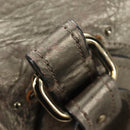 Chloe Paddington Hand Bag Leather Silver Gold Auth 189043M-18