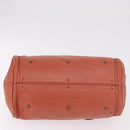 Chloe Paddington Hand Bag Leather Pink Gold Silver Auth 189045A-6