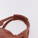 Chloe Paddington Hand Bag Leather Pink Gold Silver Auth 189045A-14