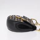 Chloe Drew Chain Shoulder Bag Leer Zwart Goud Auth 189046A-3