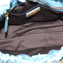 Miu Miu Hand Bag Leather 2way Blue Gold Auth 189047M-17