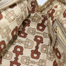 GUCCI GG Canvas Guccissima Shoulder Bag Leather Gold 152462 Auth 189052V-18