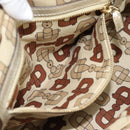 GUCCI GG Canvas Guccissima Shoulder Bag Leather Gold 152462 Auth 189052V-20