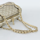 GUCCI GG Canvas Guccissima Shoulder Bag Leather Gold 152462 Auth 189052V-7