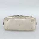 GUCCI GG Canvas Guccissima Shoulder Bag Leather Gold 152462 Auth 189052V-9