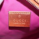 GUCCI Children's Pineapple Shoulder Bag Leather Purple Silver Auth 189054SAM-22