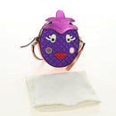 GUCCI Children's Pineapple Shoulder Bag Leather Purple Silver Auth 189054SAM-12
