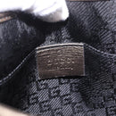 GUCCI Jackie Hand Pouch Leather Gold 005 0775 Auth 189055V-15