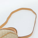 CELINE Macadam Canvas Boston Bag PVC 2way Beige Gold Auth 189057A-10