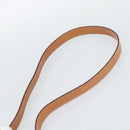 CELINE Macadam Canvas Boston Bag PVC Leather 2way Brown Gold Auth 189058A-14