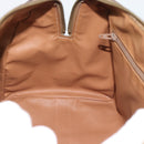 CELINE Macadam Canvas Boston Bag PVC Leather 2way Brown Gold Auth 189058A-20