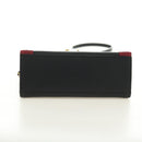 SAINT LAURENT Hand Bag Leather 2way Black Gold Auth 189059A-5
