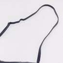 BALENCIAGA Classic Envelope Shoulder Bag Leather Navy Silver 319376 Auth 189069V-8