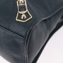 BALENCIAGA Classic Metallic Edge City Leather 2way Green 115748 Auth 189070SM-16