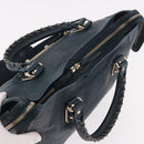 BALENCIAGA Classic Metallic Edge City Leather 2way Green 115748 Auth 189070SM-6