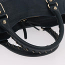 BALENCIAGA Classic Metallic Edge City Leather 2way Green 115748 Auth 189070SM-7