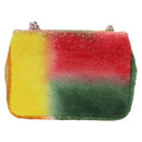 CHANEL Mini Matelasse 17 Chain Bag Sequin Multicolor Gold CC Auth 189074SM-2
