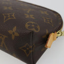 LOUIS VUITTON Monogram Pochette Cosmetic PM M47515 LV Auth 189077V-15