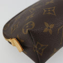 LOUIS VUITTON Monogram Pochette Cosmetic PM M47515 LV Auth 189077V-16