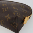 LOUIS VUITTON Monogram Pochette Cosmetic PM M47515 LV Auth 189077V-7