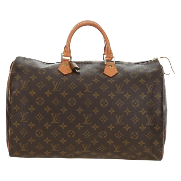 LOUIS VUITTON Monogram Speedy 40 Hand Bag M41522 LV Auth 189080SV