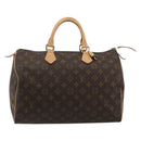 LOUIS VUITTON Monogram Speedy 35 Hand Bag M41524 LV Auth 189081SV-13