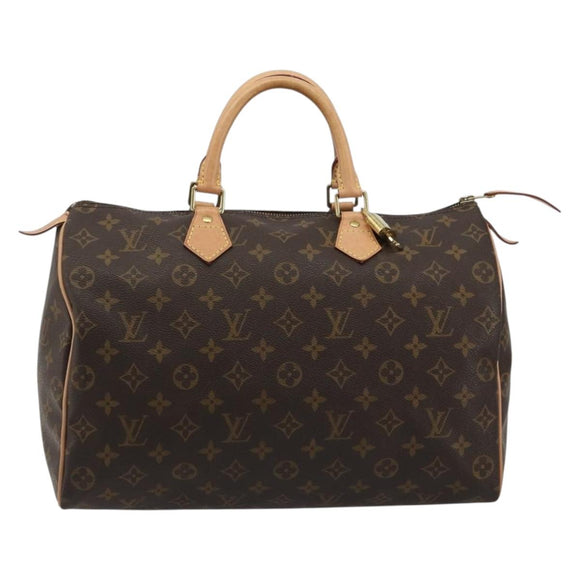 LOUIS VUITTON Monogram Speedy 35 Hand Bag M41524 LV Auth 189081SV