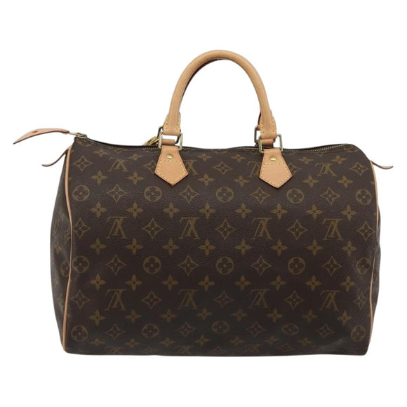 LOUIS VUITTON Monogram Speedy 35 Hand Bag M41524 LV Auth 189081SV