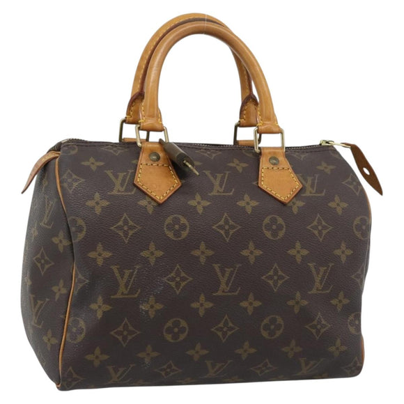 LOUIS VUITTON Monogram Speedy 25 Hand Bag M41528 LV Auth 189083A