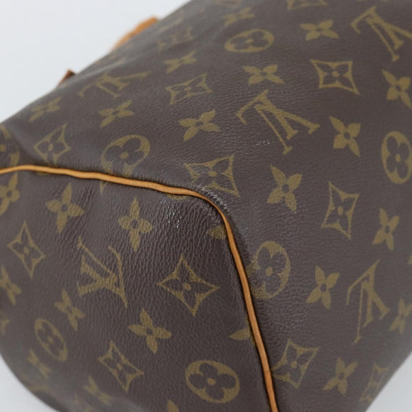 LOUIS VUITTON Monogram Speedy 25 Hand Bag M41528 LV Auth 189083A