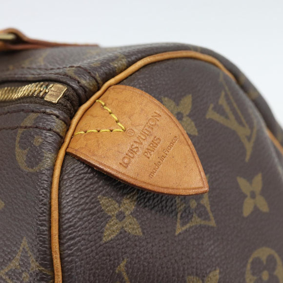 LOUIS VUITTON Monogram Speedy 25 Hand Bag M41528 LV Auth 189083A