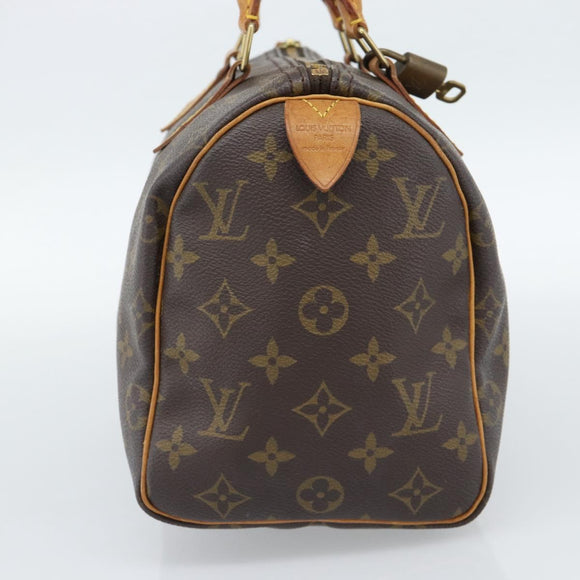 LOUIS VUITTON Monogram Speedy 25 Hand Bag M41528 LV Auth 189083A