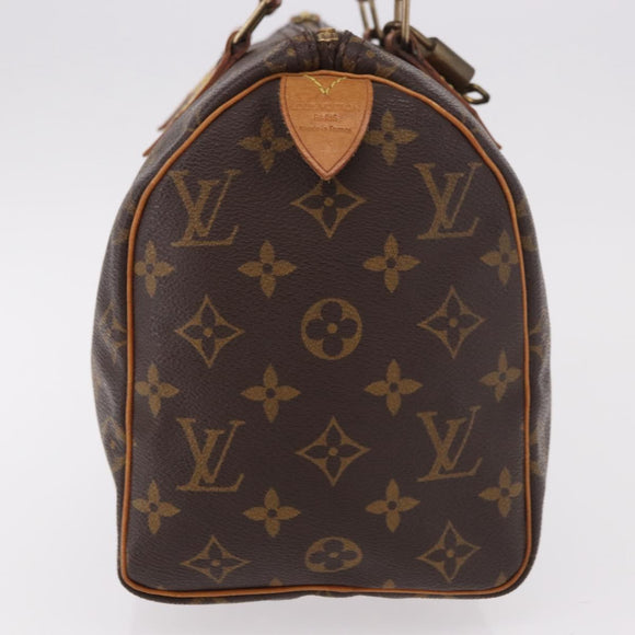LOUIS VUITTON Monogram Speedy 25 Hand Bag M41528 LV Auth 189084A