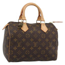 LOUIS VUITTON Monogram Speedy 25 Hand Bag M41528 LV Auth 189085V-1