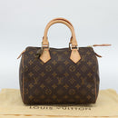 LOUIS VUITTON Monogram Speedy 25 Hand Bag M41528 LV Auth 189085V-12