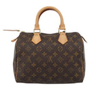 LOUIS VUITTON Monogram Speedy 25 Hand Bag M41528 LV Auth 189085V-2