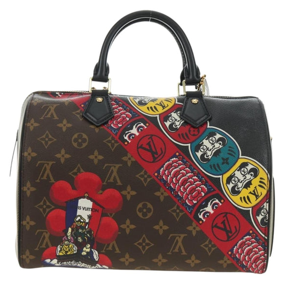 LOUIS VUITTON Monogram Kabuki Speedy 30 Hand Bag M43505 LV Auth 189086SAM