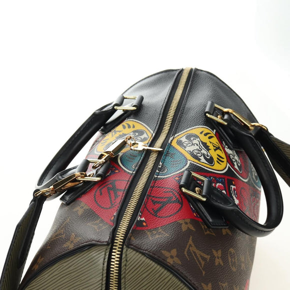 LOUIS VUITTON Monogram Kabuki Speedy 30 Hand Bag M43505 LV Auth 189086SAM