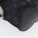 LOUIS VUITTON Monogram Vivienne Backpack Nylon Black LV Auth 189088SM-16