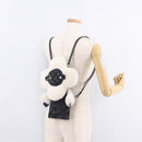 LOUIS VUITTON Monogram Vivienne Backpack Nylon Black LV Auth 189088SM-26
