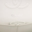 CHANEL Chain Matelasse 25 Bag Patent leather Yellow Silver CC Auth 189089-24